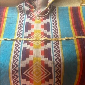 100% wool poncho/blanket